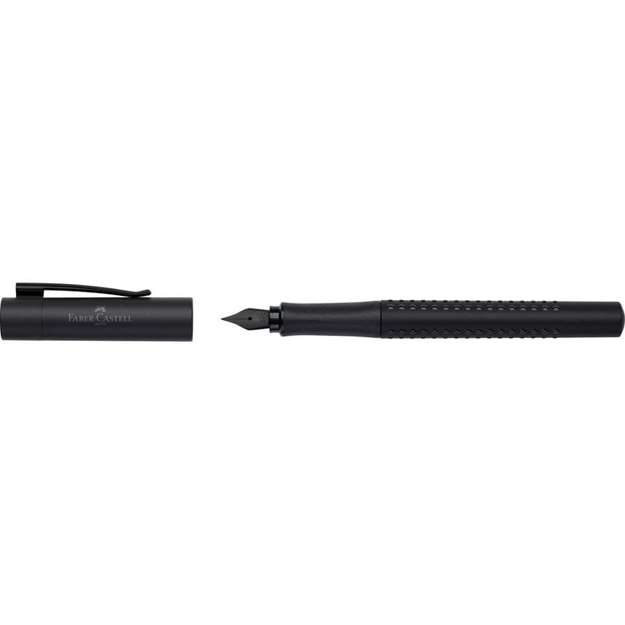 Faber-Castell - Plnicí pero Grip Edition, černý hrot EF, černá