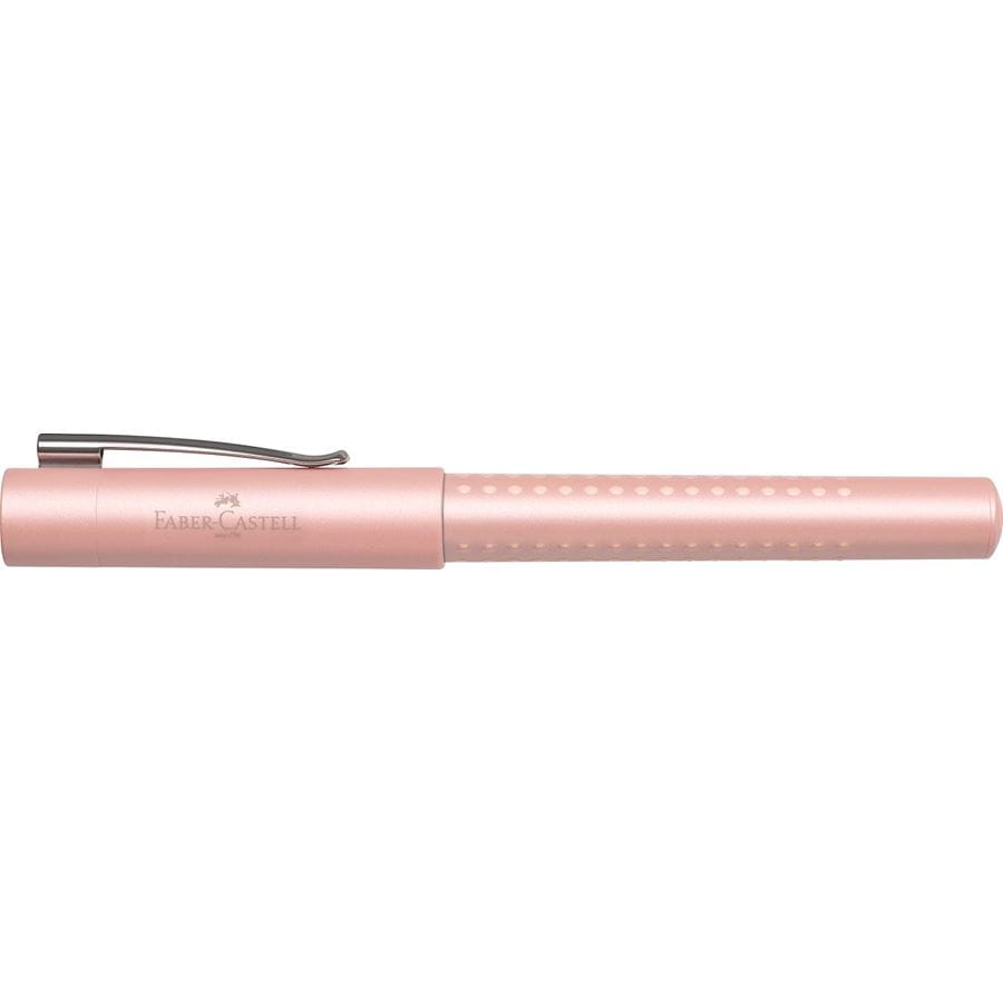 Faber-Castell - Plnicí pero Grip B, Perleťová kolekce, růžová