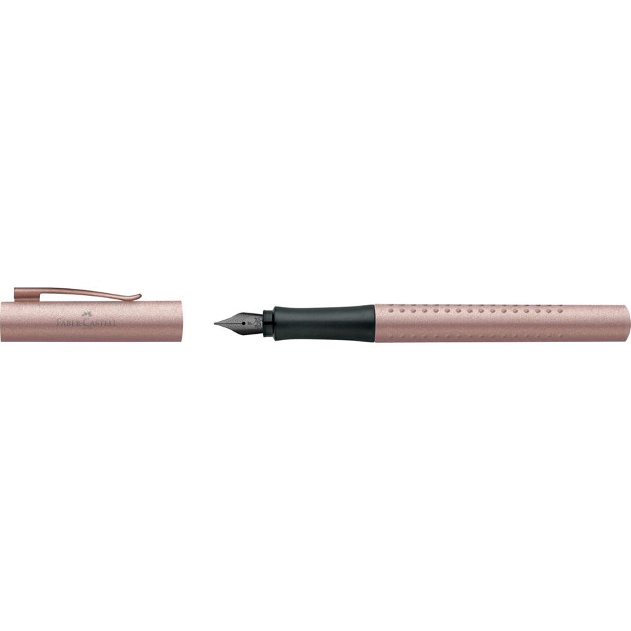 Faber-Castell - Plnicí pero Grip 2011, F, růžová měď