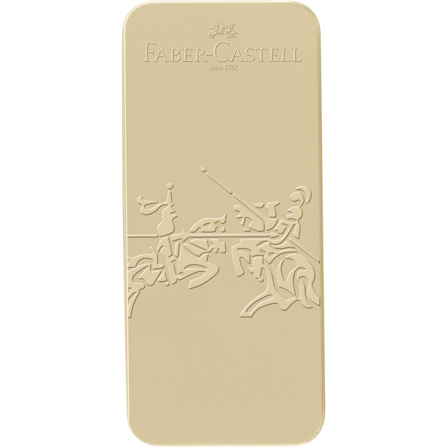 Faber-Castell - Plnicí pero Grip, dárková sada, zlatá edice, 2ks