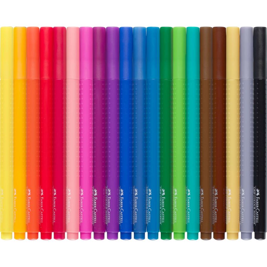 Faber-Castell - Fixy Colour Grip, papírová krabička 20 ks