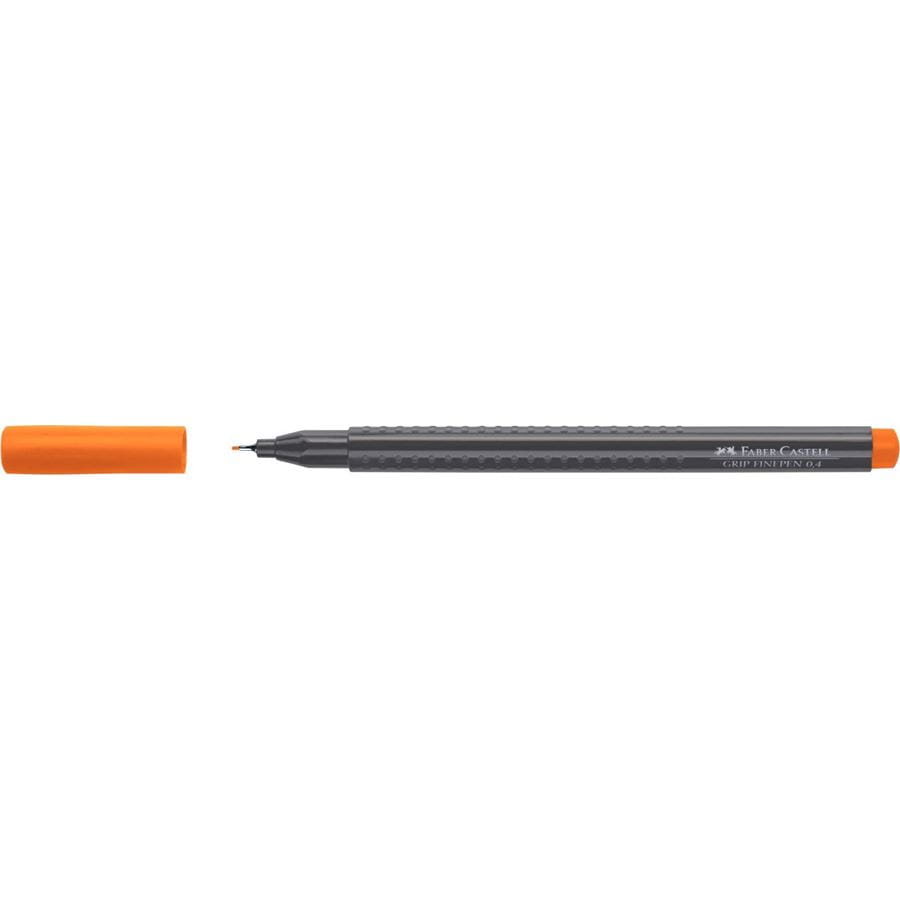 Faber-Castell - Popisovač Grip 0.4mm, oranžová