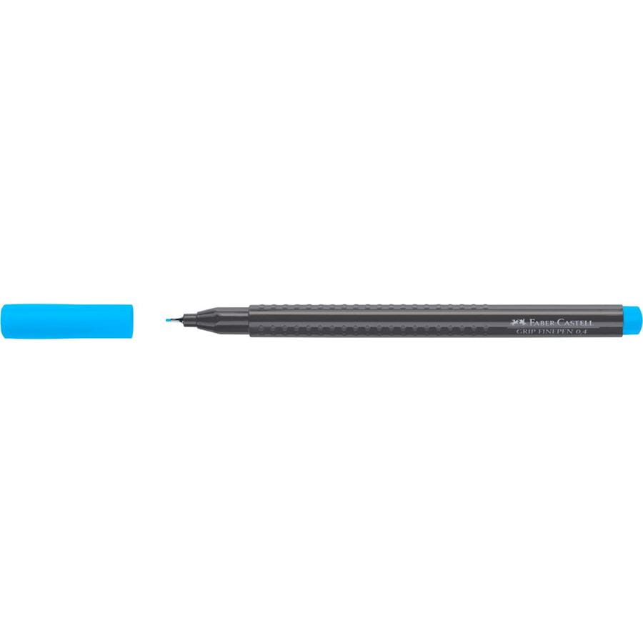 Faber-Castell - Popisovač Grip 0.4mm, světle modrá