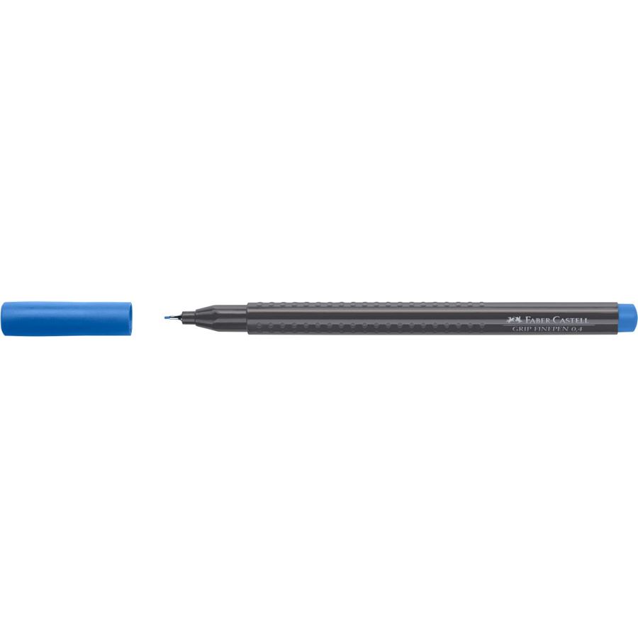 Faber-Castell - Popisovač Grip 0.4mm, tmavě modrá