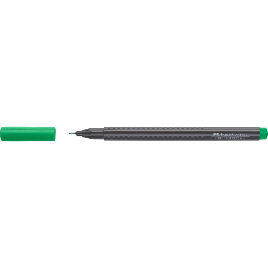 Faber-Castell - Popisovač Grip 0.4mm, smaragdově zelená