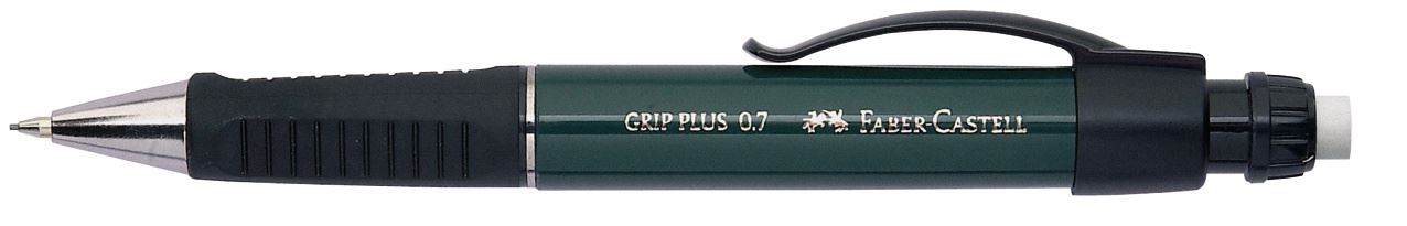 Faber-Castell - Mechanická tužka Grip Plus, zelená metalická