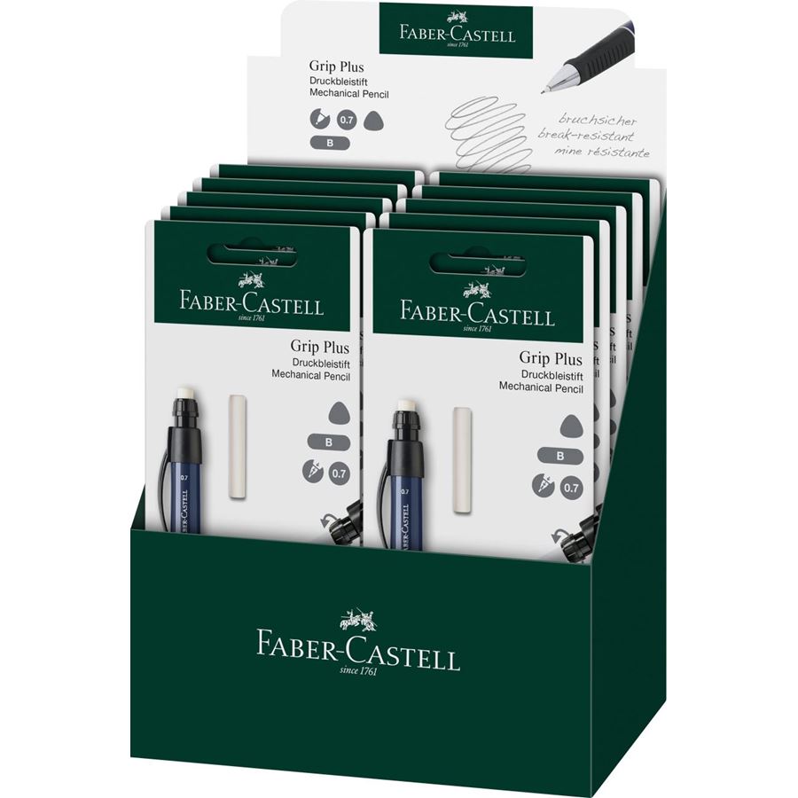 Faber-Castell - Mechanická tužka Grip Plus, sada 3 ks