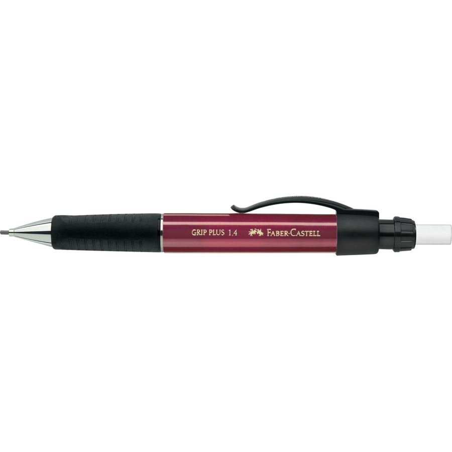 Faber-Castell - Mechanická tužka Grip Plus 1.4mm MT, červená metalíza
