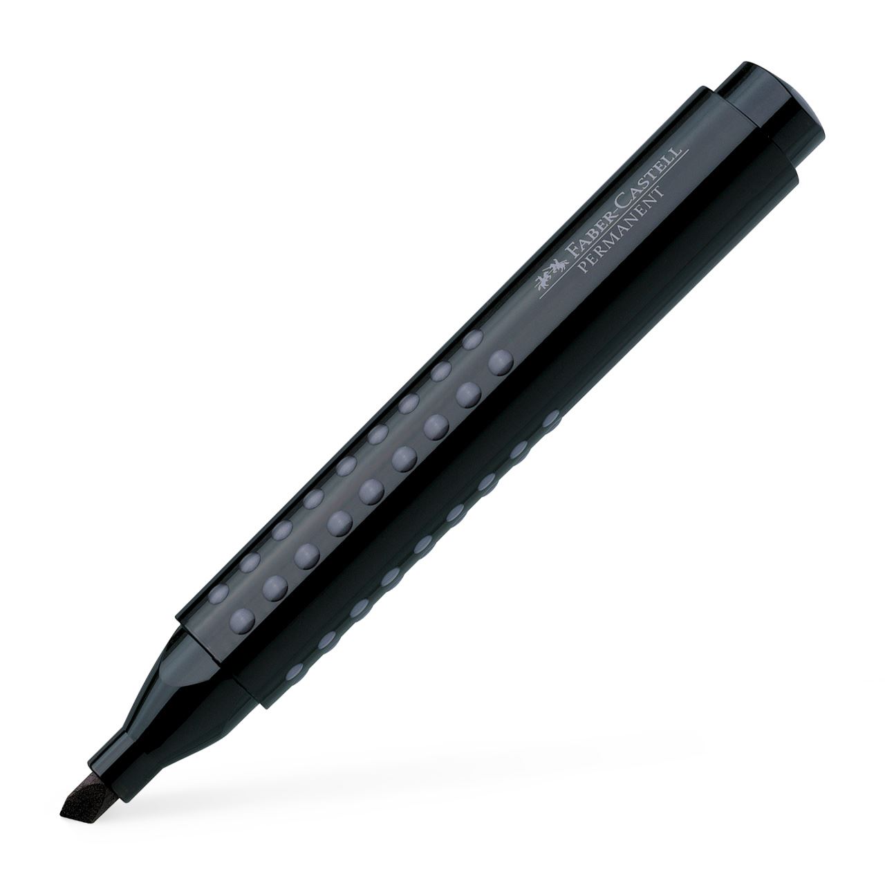 Faber-Castell - Popisovač Grip Marker, klínový hrot, černá