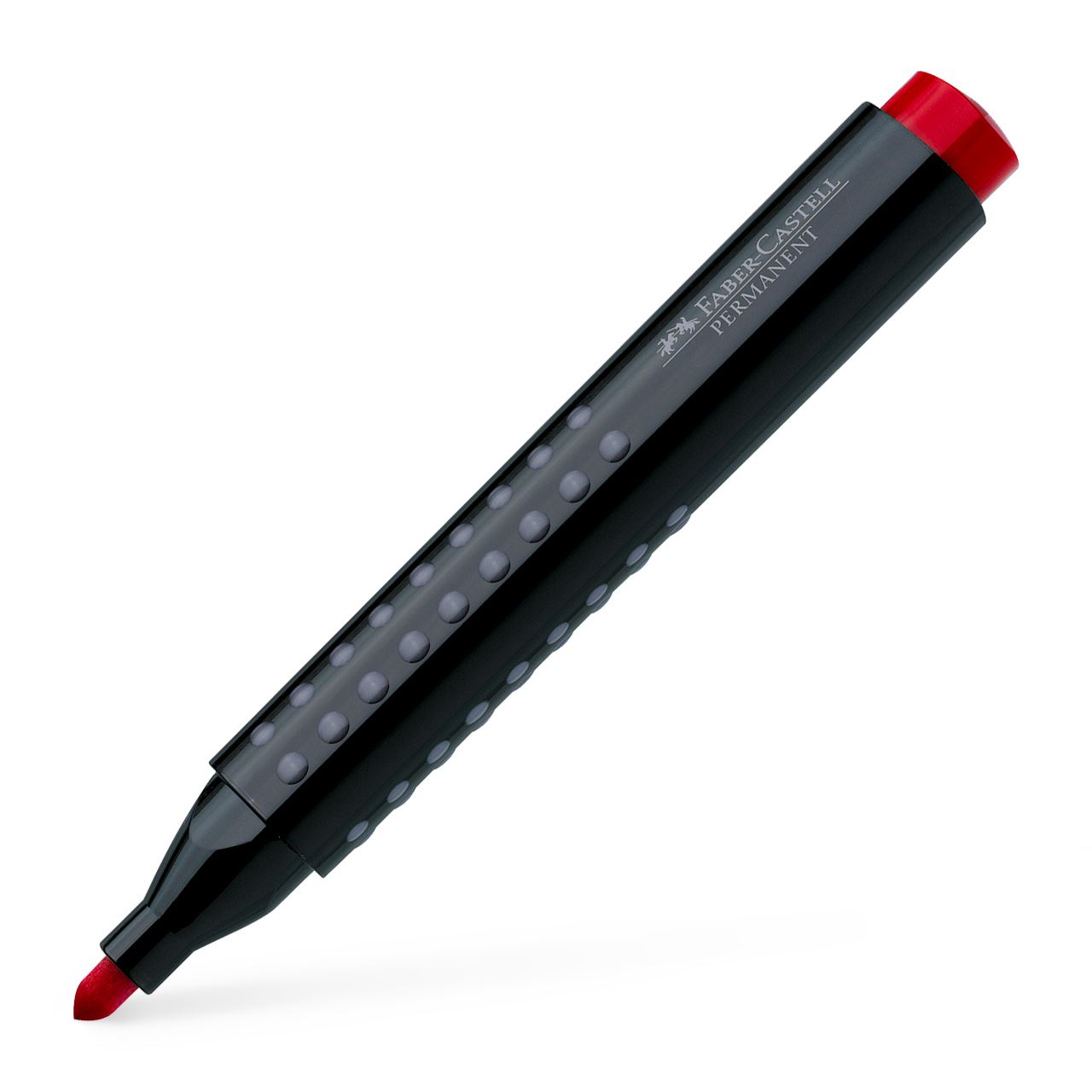 Faber-Castell - Popisovač Grip Marker, kulatý hrot, červená