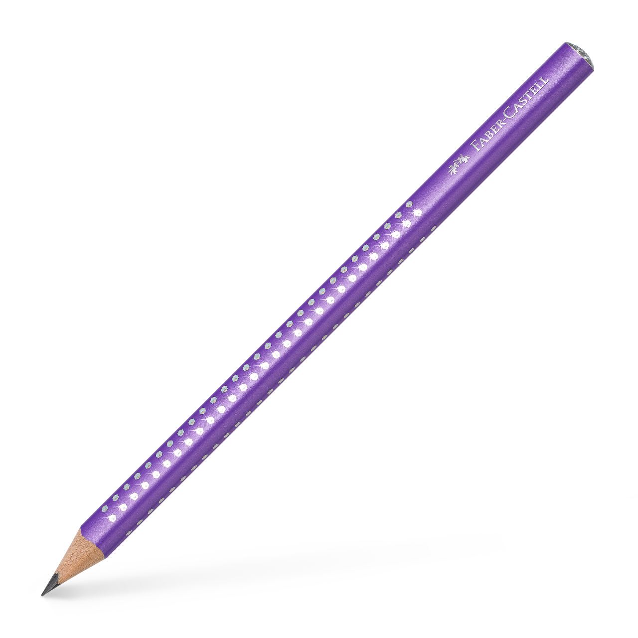 Faber-Castell - Grafitová tužka Jumbo Sparkle, perleťově purpurová