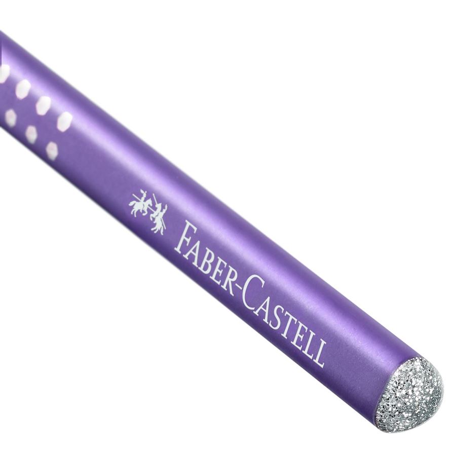 Faber-Castell - Grafitová tužka Sparkle, perleťově fialová