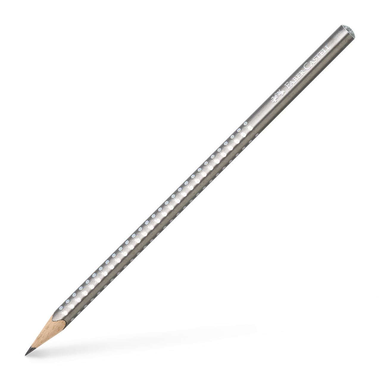 Faber-Castell - Grafitová tužka Sparkle, perleťově stříbrná