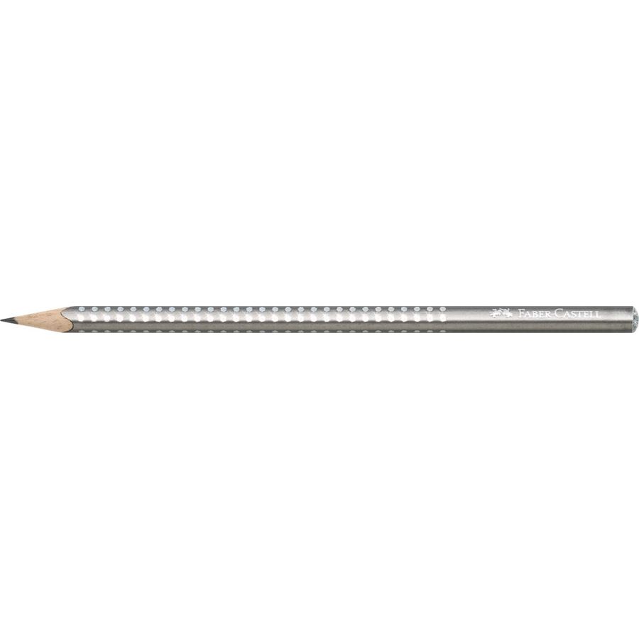 Faber-Castell - Grafitová tužka Sparkle, perleťově stříbrná