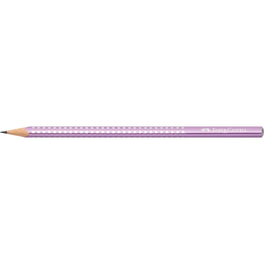 Faber-Castell - Grafitová tužka Sparkle, violet metallic