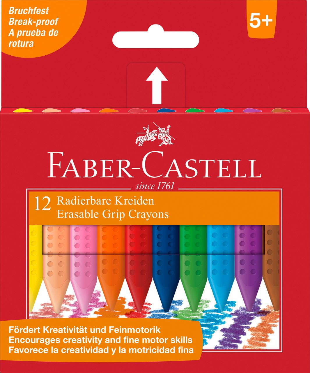 Faber-Castell - Pastelka Plastic Colour, papírová krabička 12 ks