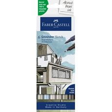Faber-Castell - Popisovače Goldfaber Sketch, Architecture, pap. kr. 6 ks