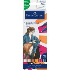 Faber-Castell - Popisovače Goldfaber Sketch, Manga, pap. krabička 6 ks