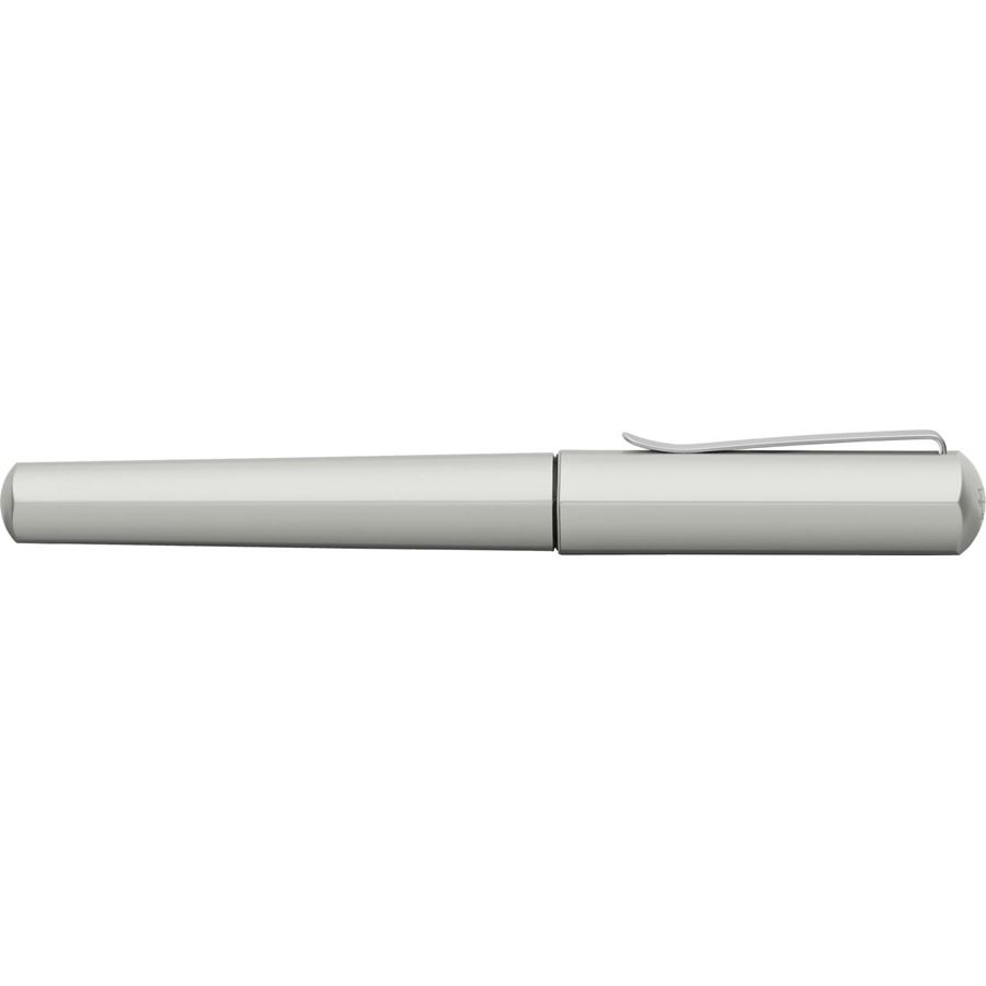 Faber-Castell - Roller Hexo, stříbrná matná