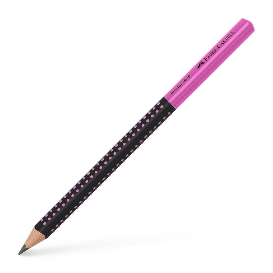 Faber-Castell - Grafitová tužka Jumbo Grip Two Tone, růžová / černá