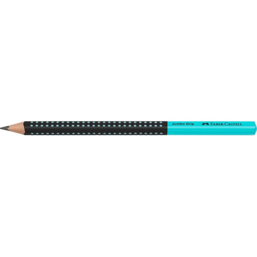 Faber-Castell - Grafitová tužka Jumbo Grip Two Tone, tyrkysová / černá