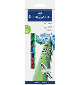 Faber-Castell - Olejové barvy, papírová krabička 12 ks