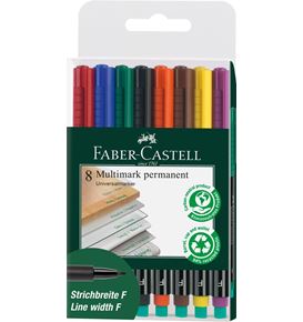 Faber-Castell - Popisovač Multimark, F, sada 8 ks