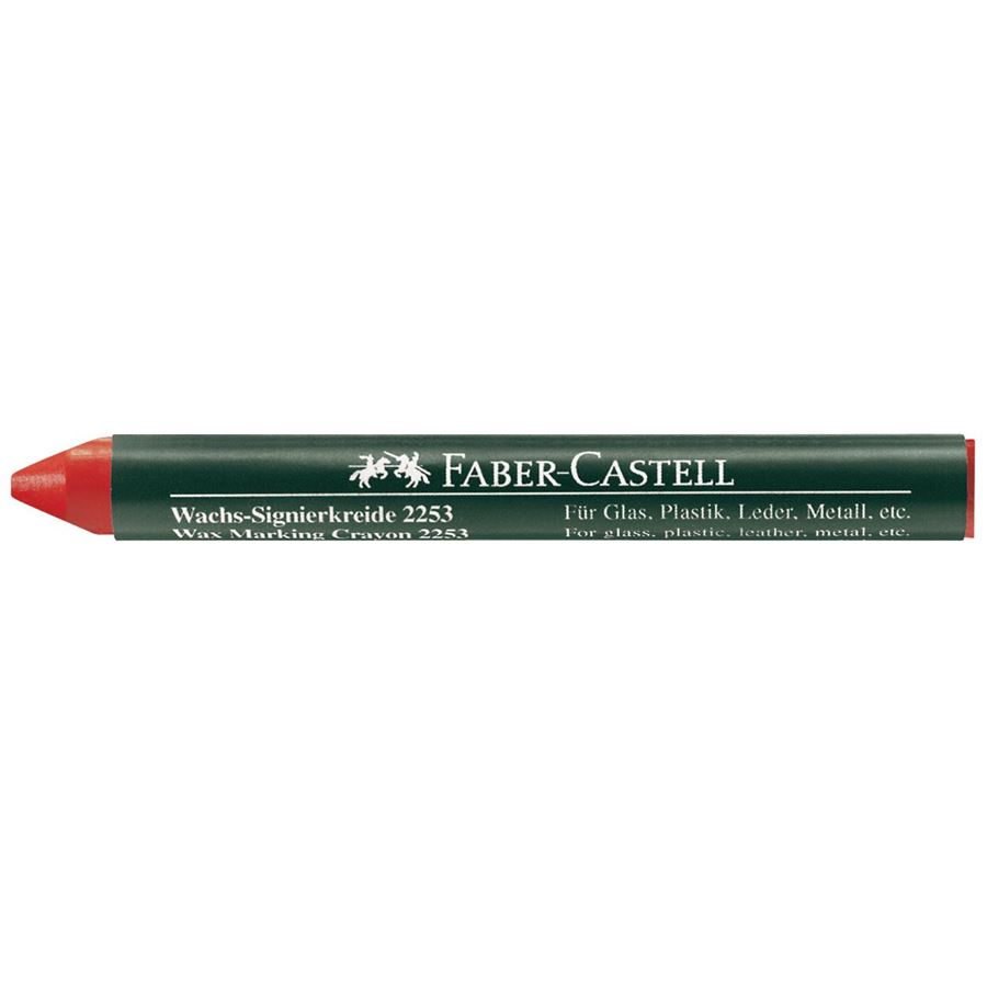 Faber-Castell - Značkovač voskový, červená