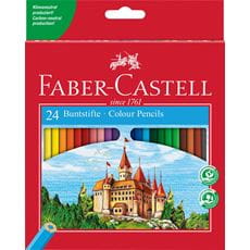 Faber-Castell - Pastelka šestihranná, papírová krabička 24 ks