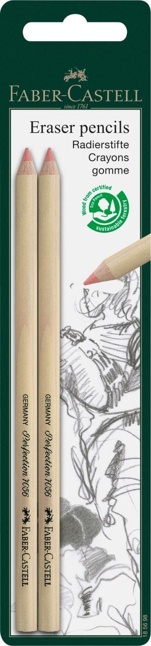 Faber-Castell - Korektor v tužce Perfection, blistrová karta 2 ks