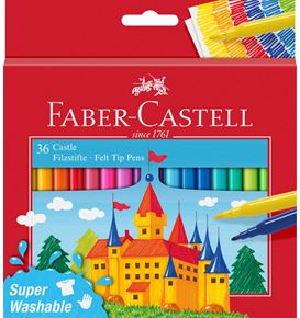 Faber-Castell - Fixy Zámek, papírová krabička 36 ks