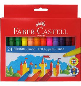 Faber-Castell - Fixy Jumbo, papírová krabička 24 ks