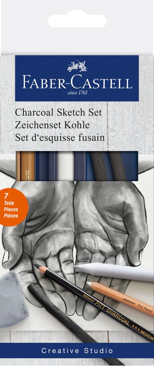 Faber-Castell - Charcoal Sketch sada 7 ks