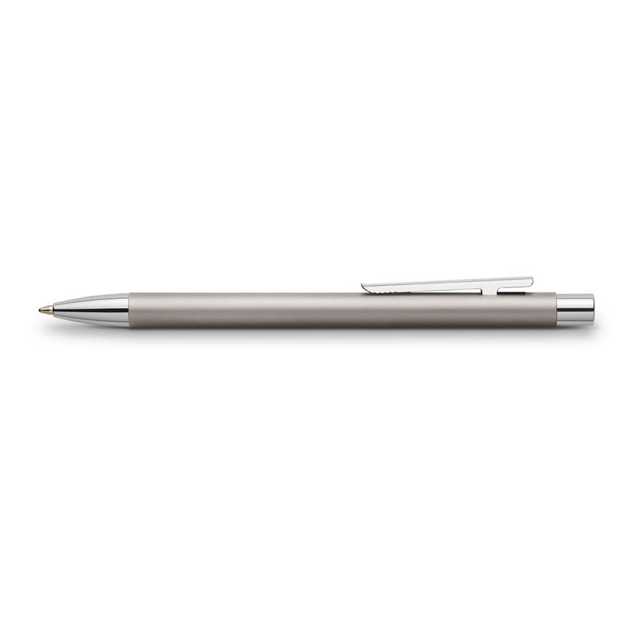Faber-Castell - Kuličkové pero Neo Slim Stainless Steel, matný povrch