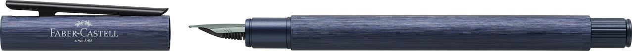 Faber-Castell - Plnicí pero Neo Slim Aluminium, tmavě modrá, M