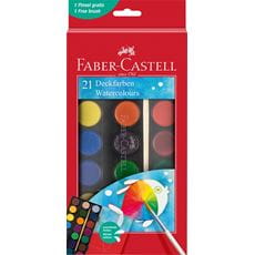 Faber-Castell - Vodové barvy, plastová paleta 21 barev