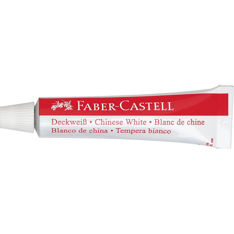 Faber-Castell - Bílá krycí barva v tubě, 7.5 ml