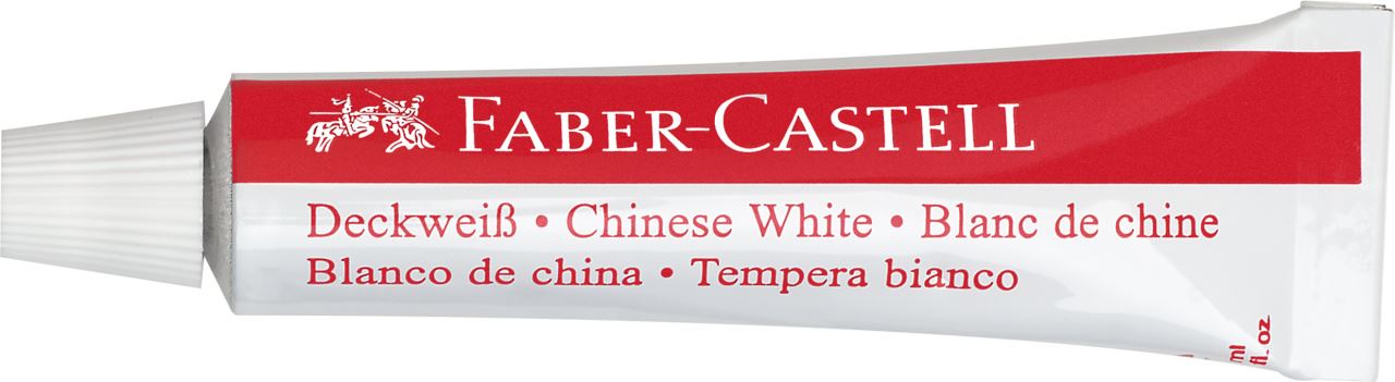 Faber-Castell - Bílá krycí barva v tubě, 7.5 ml