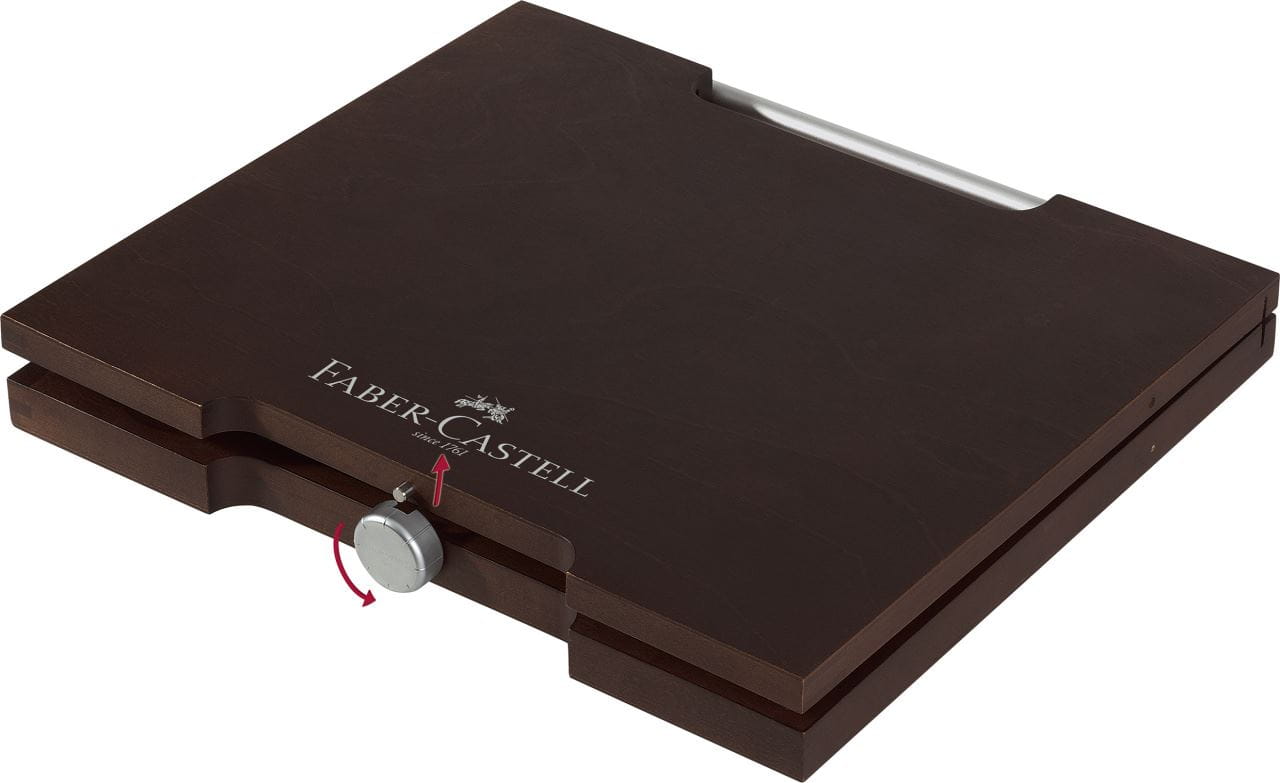 Faber-Castell - Pitt Monochrome, dřevěná kazeta 85 ks