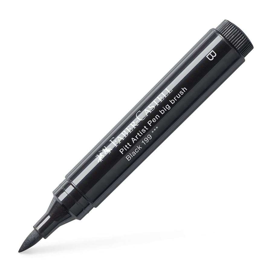 Faber-Castell - Popisovač Pitt Artist Pen Big Brush, černá