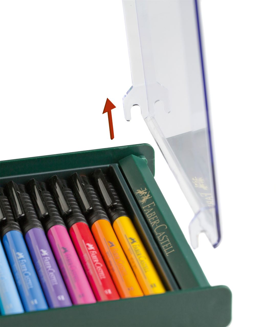 Faber-Castell - Popisovač Pitt Artist Pen Brush 12ks, základní barvy