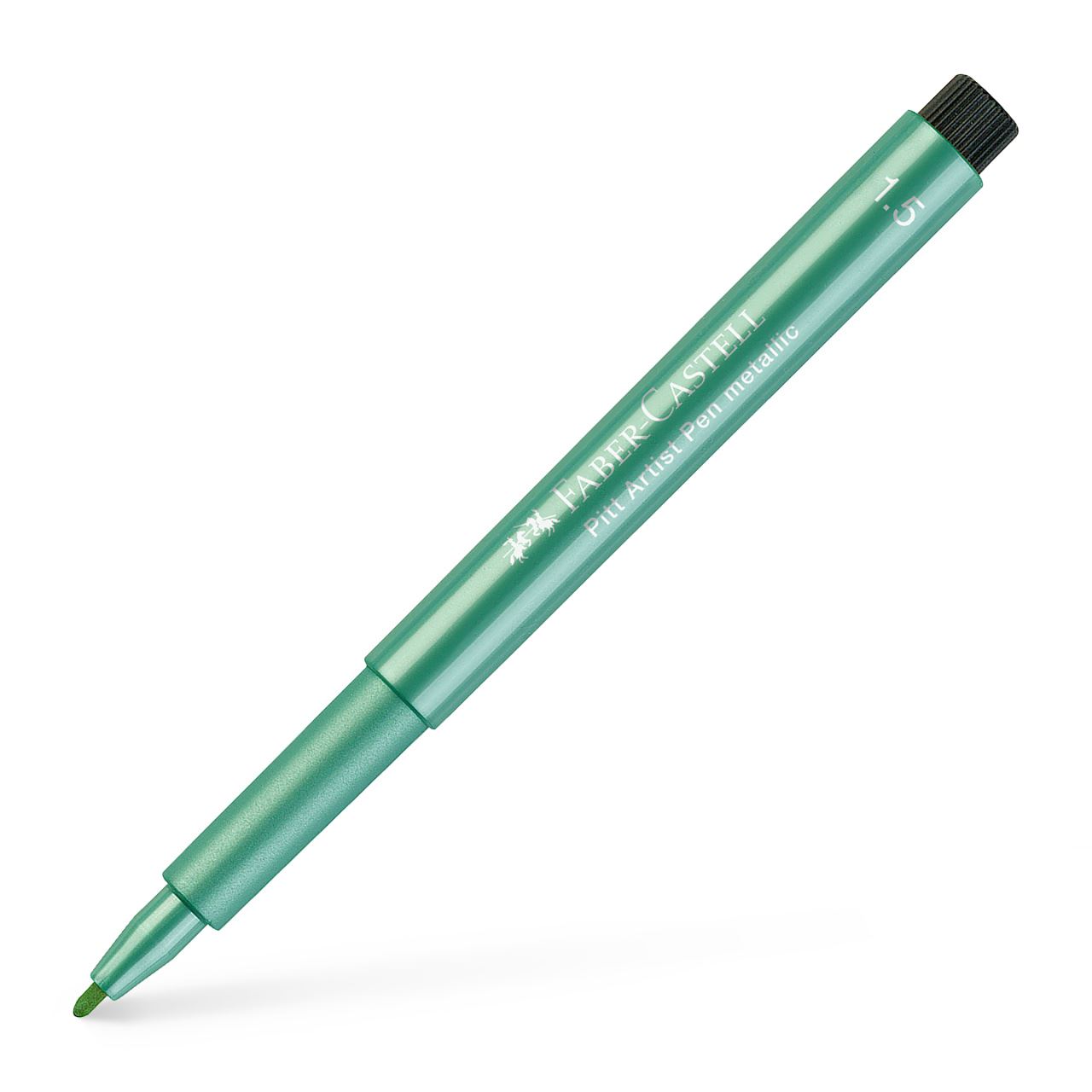 Faber-Castell - Popisovač Pitt Artist Pen B Metallic, zelená