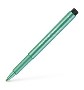 Faber-Castell - Popisovač Pitt Artist Pen B Metallic, zelená