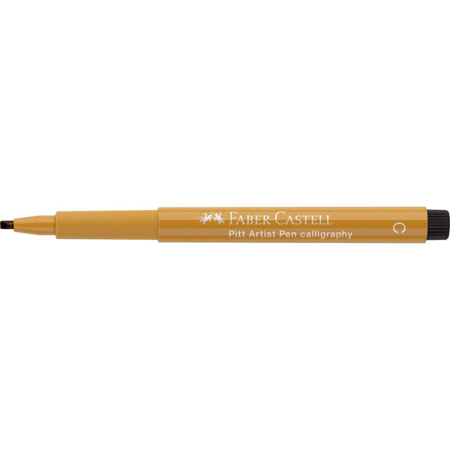 Faber-Castell - Popisovač Pitt Artist Pen Calligraphy, zelené zlato