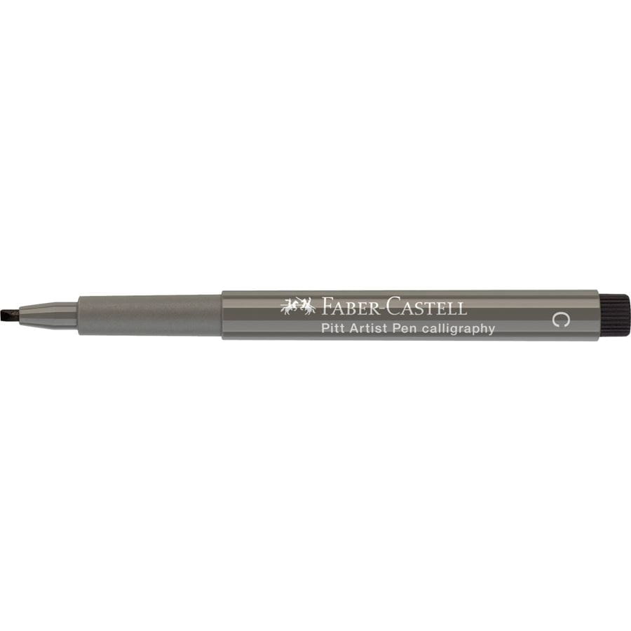 Faber-Castell - Popisovač Pitt Artist Pen Calligraphy, teplá šedá IV