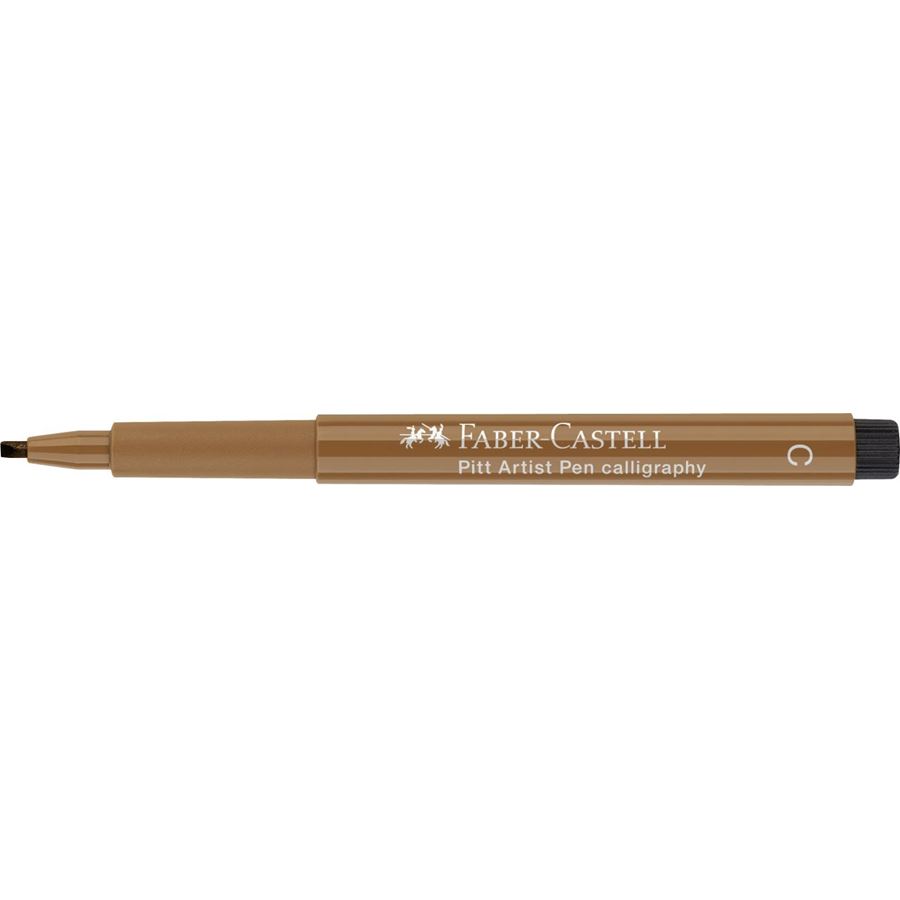 Faber-Castell - Popisovač Pitt Artist Pen Calligraphy, syrová hnědá