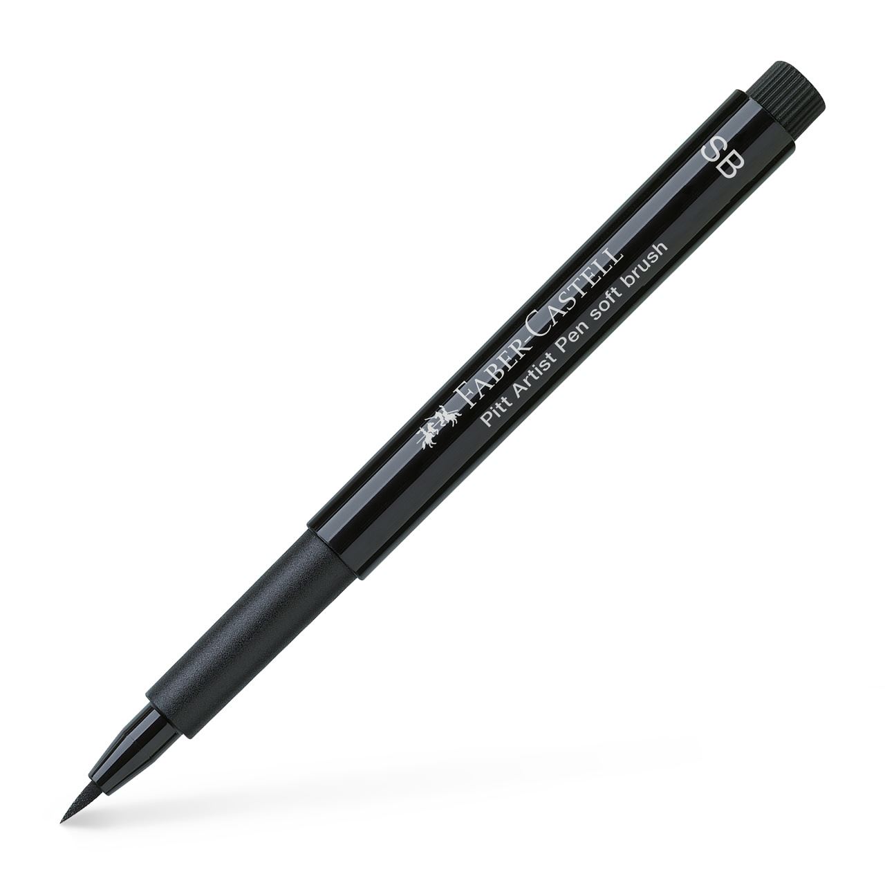 Faber-Castell - Popisovač Pitt Artist Pen SB Soft Brush, černá