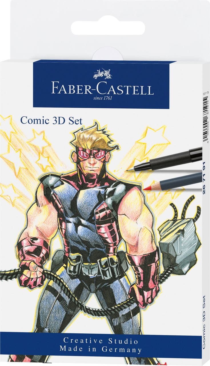 Faber-Castell - Popisovač Pitt Artist Pen Comic Illustration, sada 11 ks