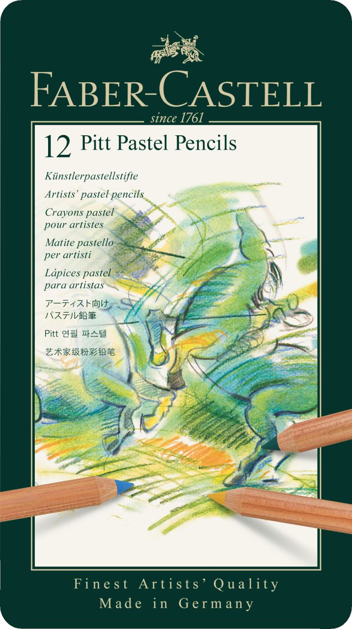 Faber-Castell - Pastelka Pitt Pastell, plechová krabička 12 ks