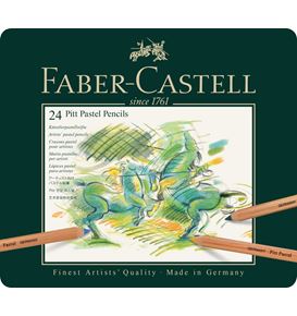 Faber-Castell - Pitt Pastell, plechová krabička 24 ks